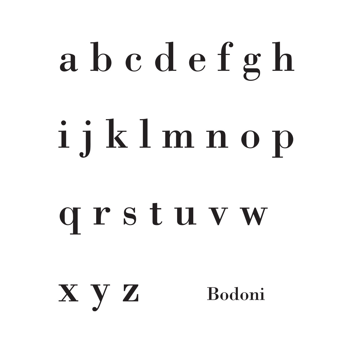 Bodoni House Name-2 Lines.